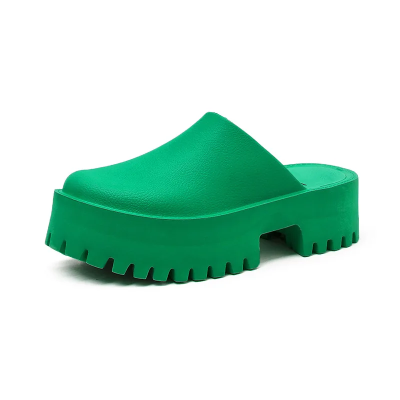 

Summer Thick Slippers Women Rubber Ladies Sandals Thicked Bottom EVA Platform Slippers Wedges Beach Shoes