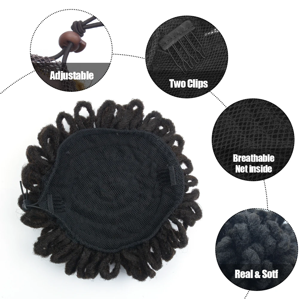 Наращивание хвоста из искусственного локона короткие дреды хвост синтетический