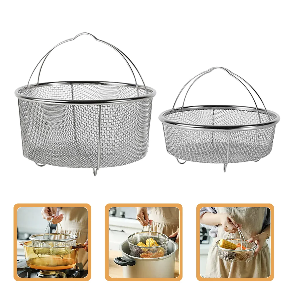 

Frying Basket Frying Basket Handle Stainless Steel Container Stainless Steel Frying Basket Household Metal Strainer