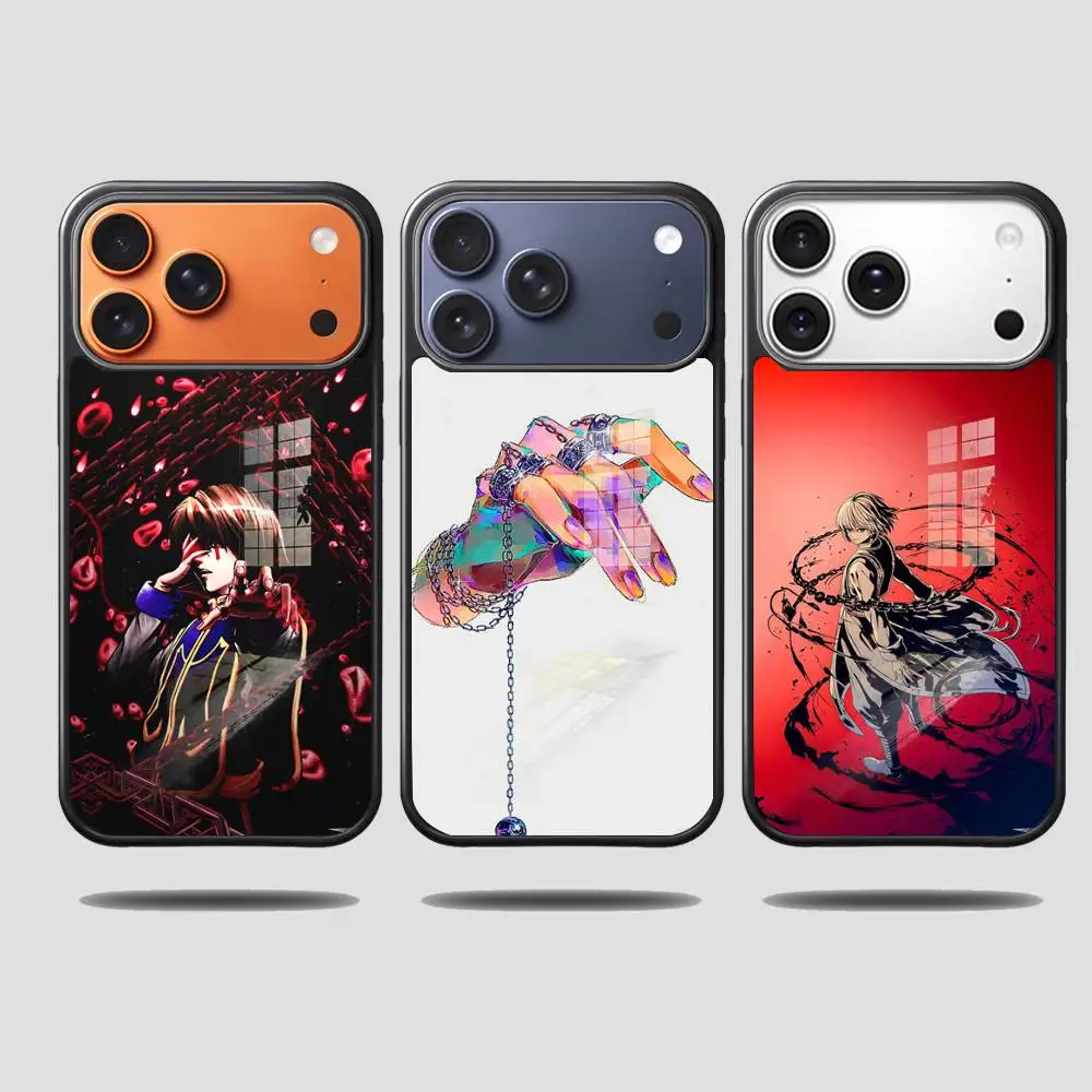 Фото Чехол HUNTER K-Kurapika Kurta для iPhone 17 16 15 14 13 12 11 Pro Max, ультратонкий, с магнитным креплением и функцией отвода тепла №1