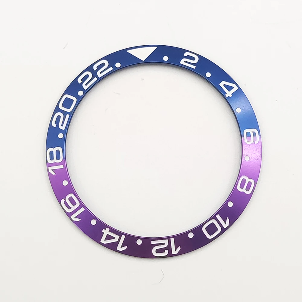 38mm Watch Bezel Watch Accessories Color Aluminum Ring Mouth for 40mm Watch Case Bezel Ring Mouth Men Watch Accessories