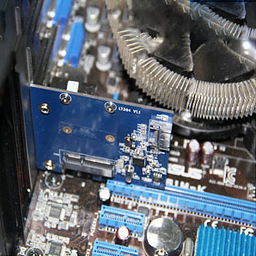 Новая PCI Express X1 на MSATA SSD SATA 3 0 комбинированная плата расширения Pcie Райзер 6Gbp ASM1061