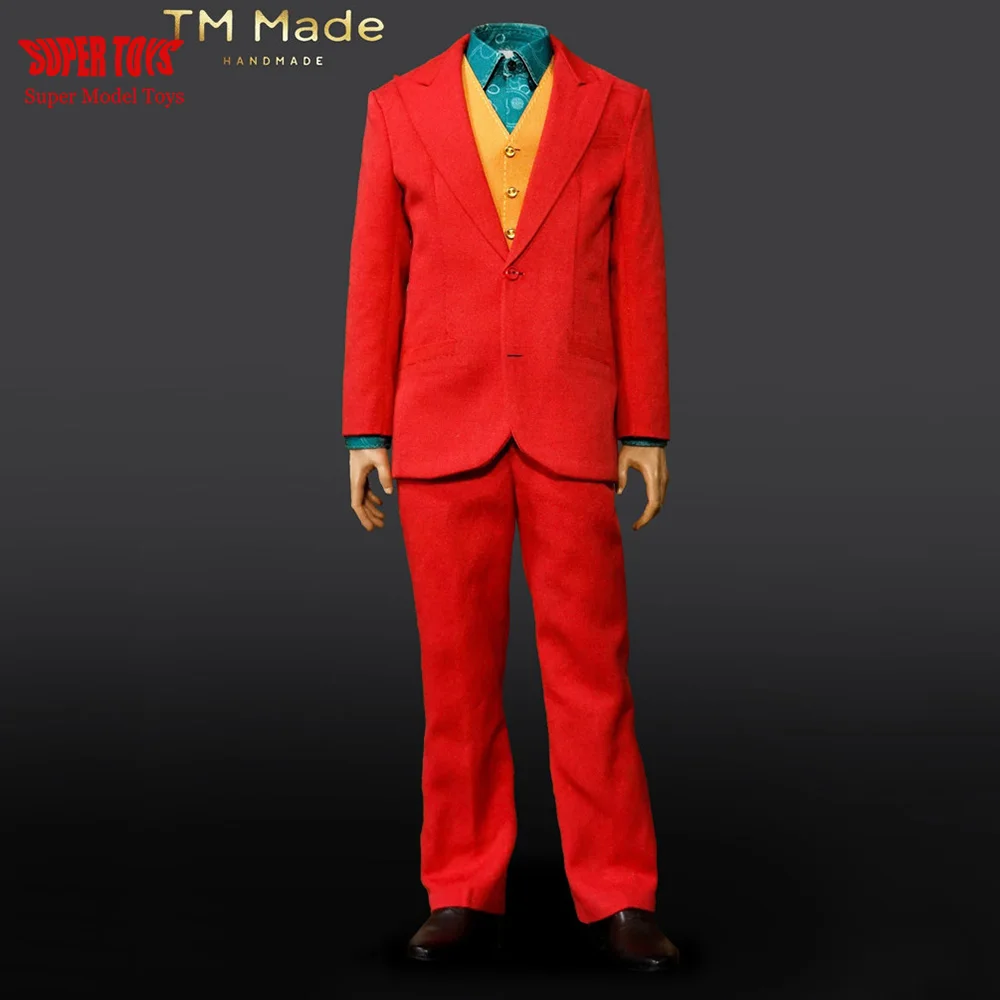 

TM Made MM1001 1/6 Men's Accessory Clown Joaquin Red Suit Clothes Fit for 12" Standard Male Muscle Action Figure Body