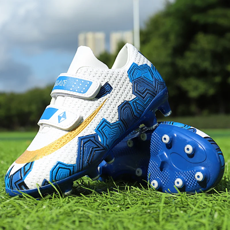 SENAGE Professional Children Football Shoes Athletic Soccer Shoes Outdoors Soccer Training Shoes Kids Boys Futsal Football Shoes