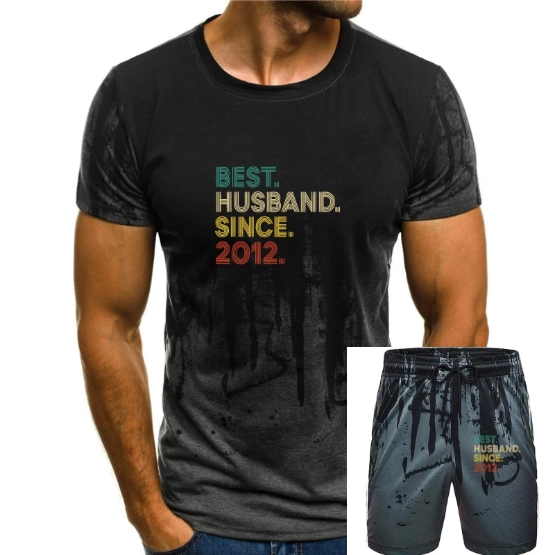 

Mens 9th Wedding Anniversary Gifts Epic Best Husband Since 2012 T-Shirt Mens Discount Vintage Tops T Shirt Cotton T Shirts