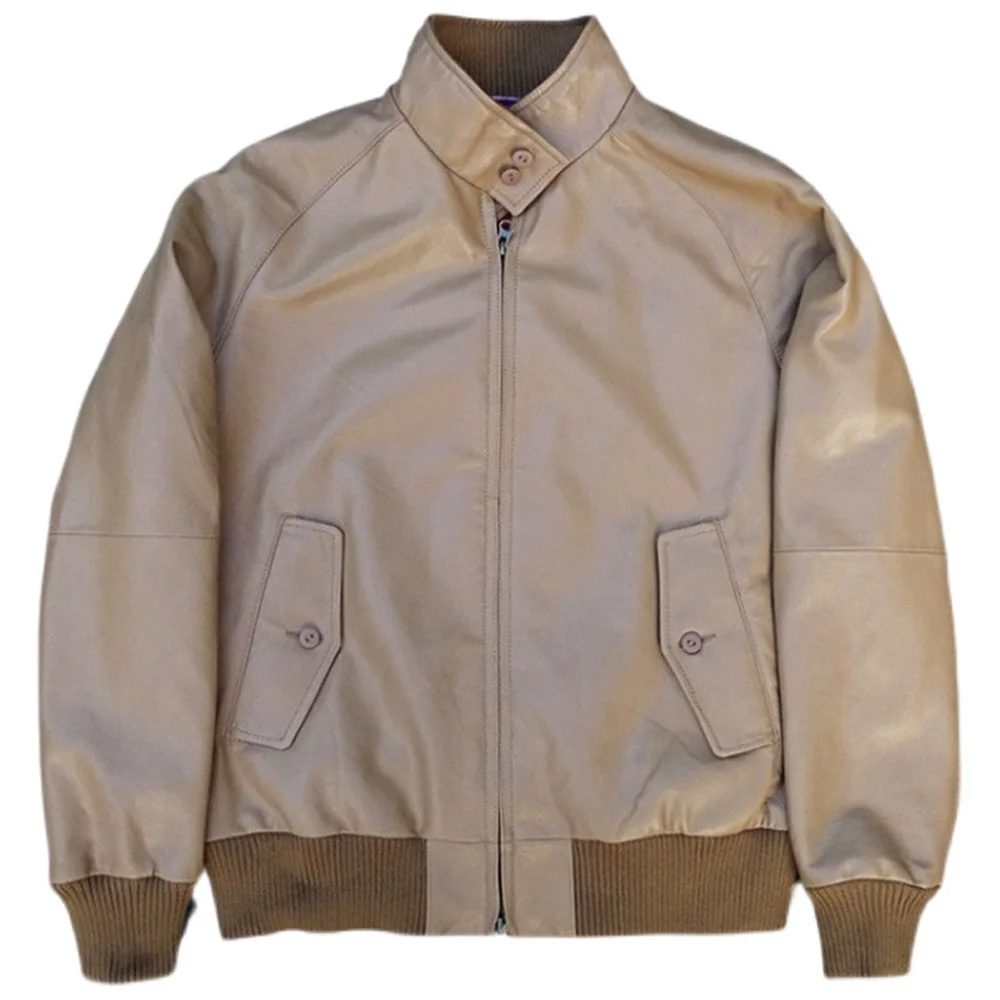 

Мужская куртка-бомбер из шкуры ягненка, 100% натуральные тонкие мотоциклетные пальто для мужчин, пальто из натуральной кожи, итальянская диза...