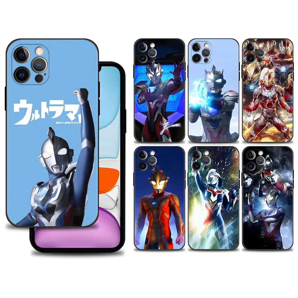 

Ultraman Tiga Movie Case For iPhone 13 12 11 pro max Phone Cover 13 12 mini XSMax XS XR X Cases 8 7 6 6s plus Silicone Funda