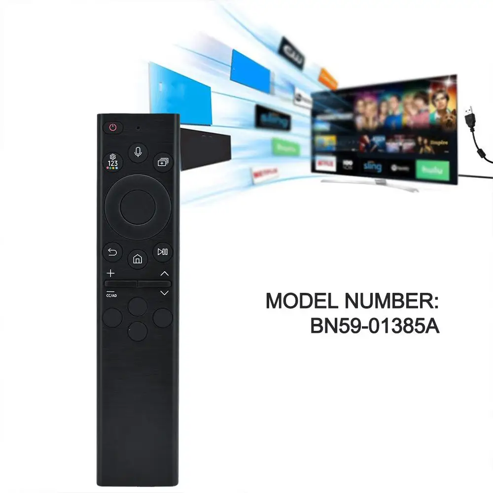 

BN59-01385B запасной телефон, голосовой пульт дистанционного управления для Samsung Smart TVs, совместимый с Neo QLED Crystal UHD S K5J5