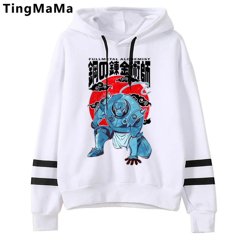 

fullmetal alchemist hoodies women vintage funny anime anime pulls women streetwear Hood