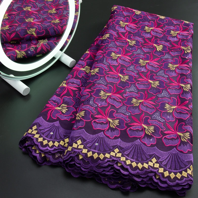 

African Swiss Lace Fabric 2023 High Quality Nigerian Dry Lace Fabric 5 Yards Embroidered Fabric For Women Party Dress A3150