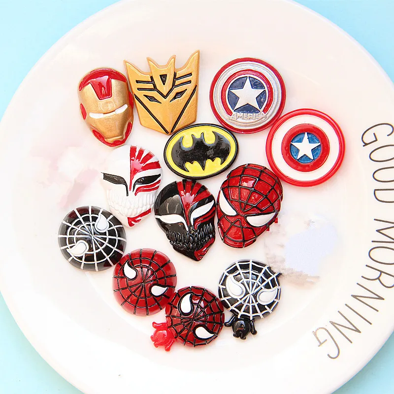 100 шт. кавайный персонаж из мультфильма Диснея кабошон с плоским основанием для