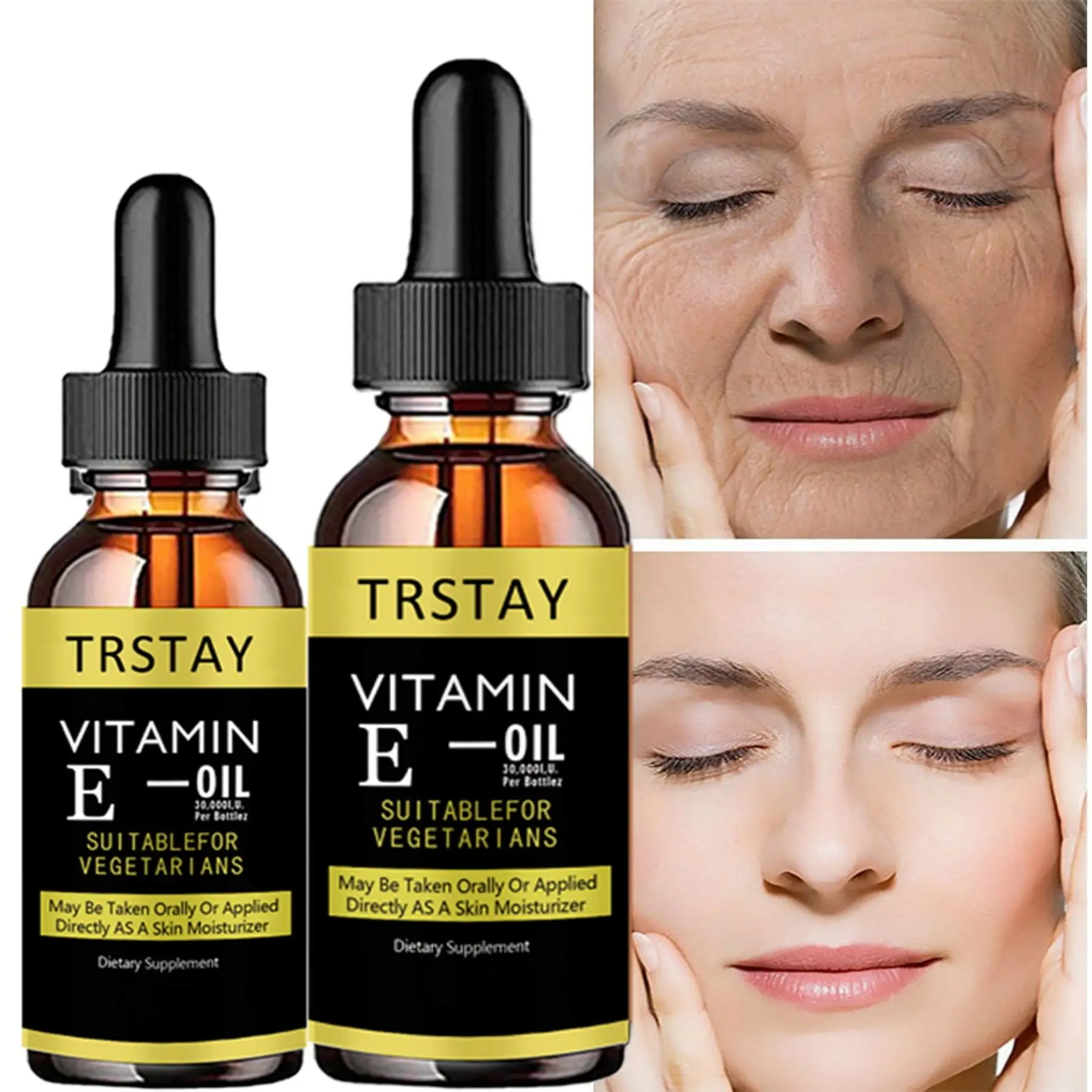 Витамин Е эссенция для лица увлажняющий отбеливающий укрепляющий уход за кожей