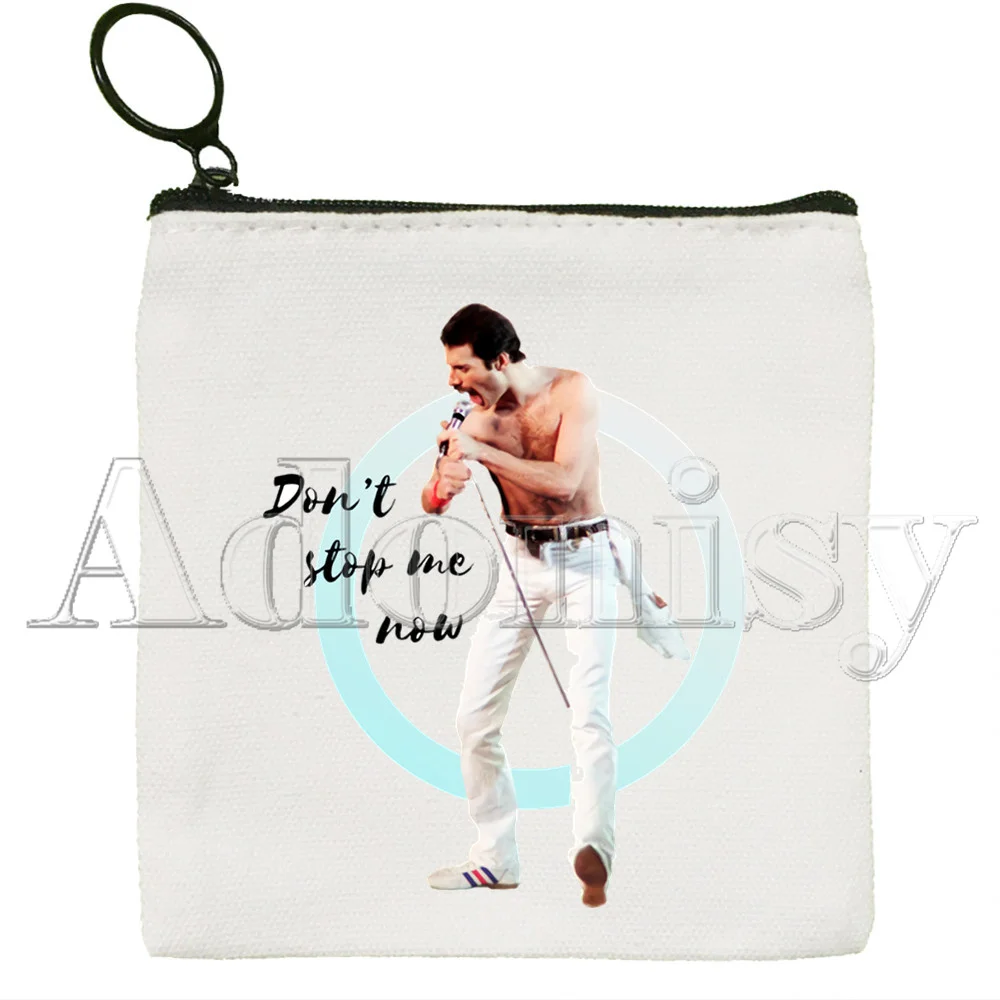 Queen Freddie Mercury Korean Style Cartoon Printed Canvas Bag Design Canvas Simple and Fashionable Storage Bag