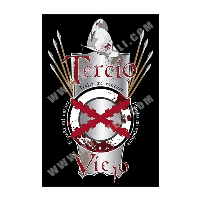 Tercio Viejo испанская терраспортивная армейская майка новая 100% хлопок с круглым