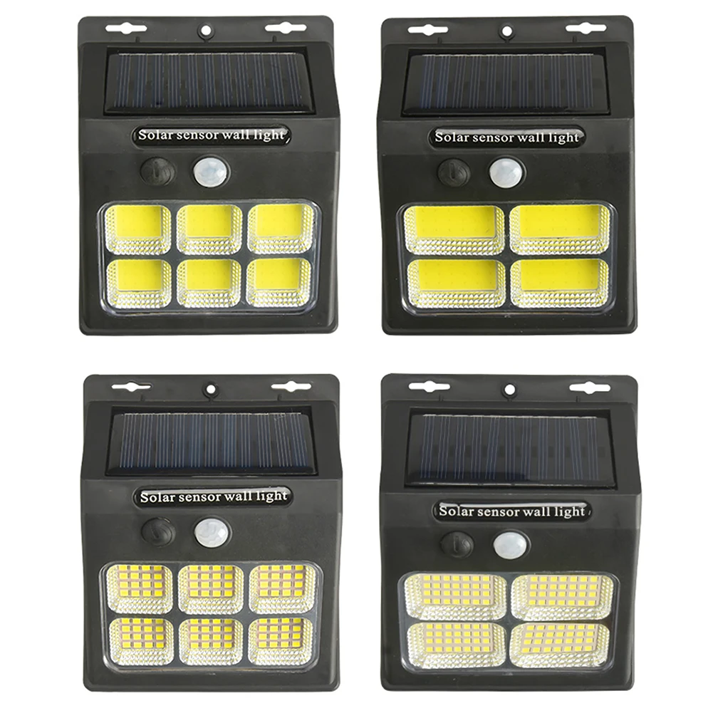 

LED COB Solar Wall Lights Outdoor Motion Sensor Waterproof Wall Lamp High-brightness Spotlights Outdoor Lighting Decor