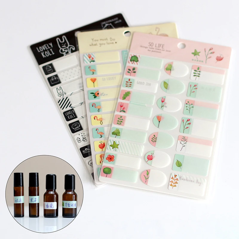 

25 Pcs Writable Self Adhesive Labels Stickers Essential Oil Perfume Lotion Cream Aromatherapy Cosmetic Bottle Paper Stickers