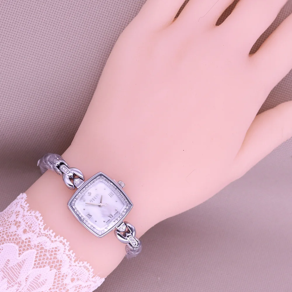 Фото New Women's Watch Julius Japan Quartz Hours Best Fashion Dress Bracelet Shell Rhinestone Birthday Girl Christmas Gift Box 871 №5