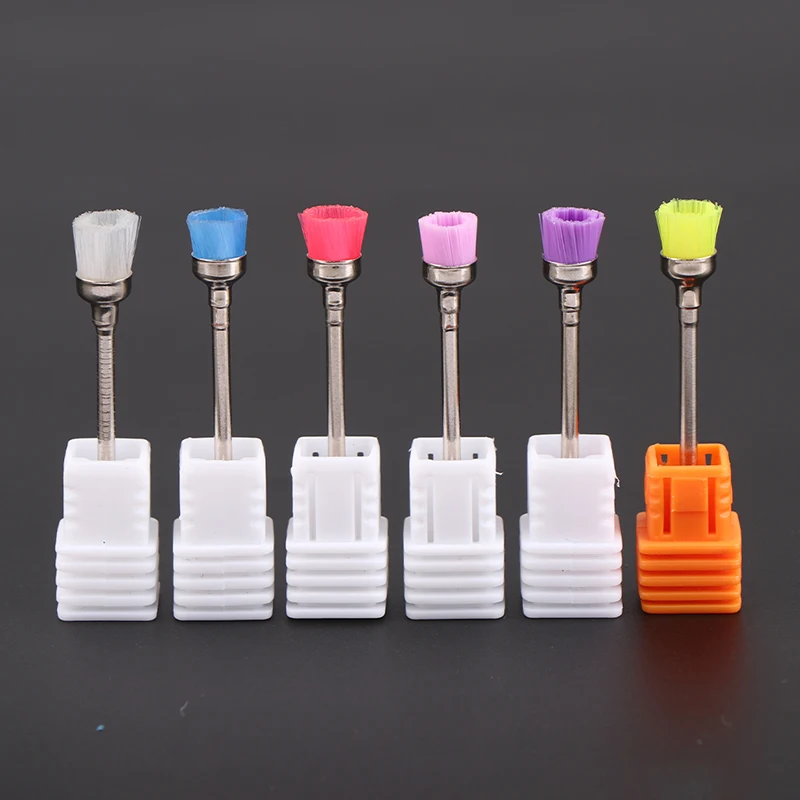 

1PC Nail Drill Brush Electric 2.35mm Machine Professional Nail Art Drill Bit Cleaning Manicure Drills Accessories
