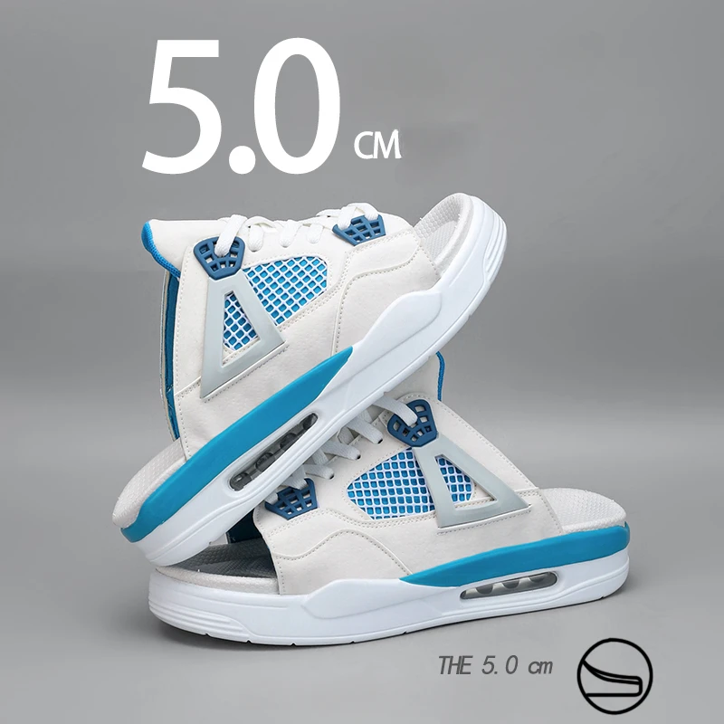 Мужские шлепанцы для улицы и пляжа сандалии на толстой мягкой подошве сланцы