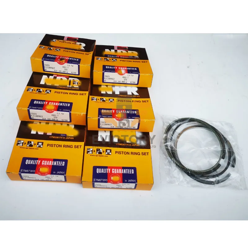 

For ISUZU 6BG1 6BG1-TC crankshaft connecting rod bearing + piston ring set
