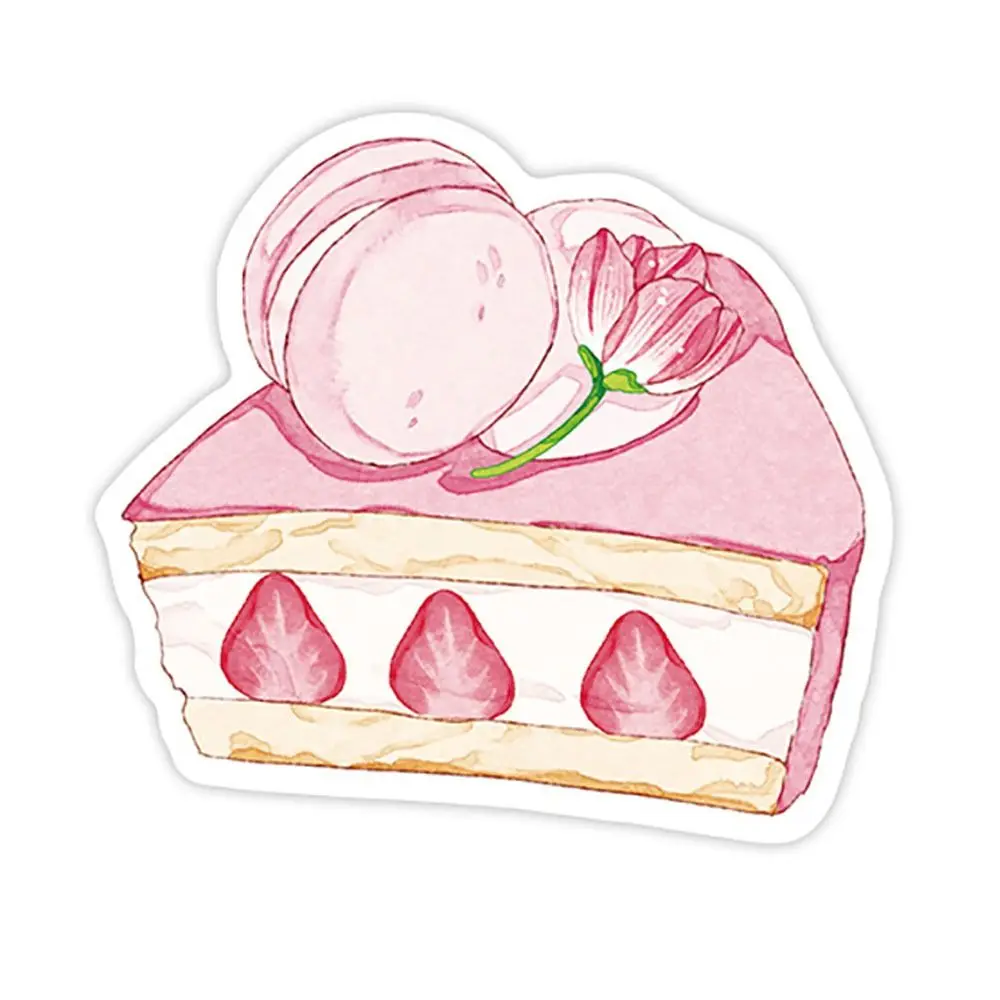 

30 листов портативные десерты липкие заметки 30 листов канцелярские принадлежности блокнот мультфильм блокнот