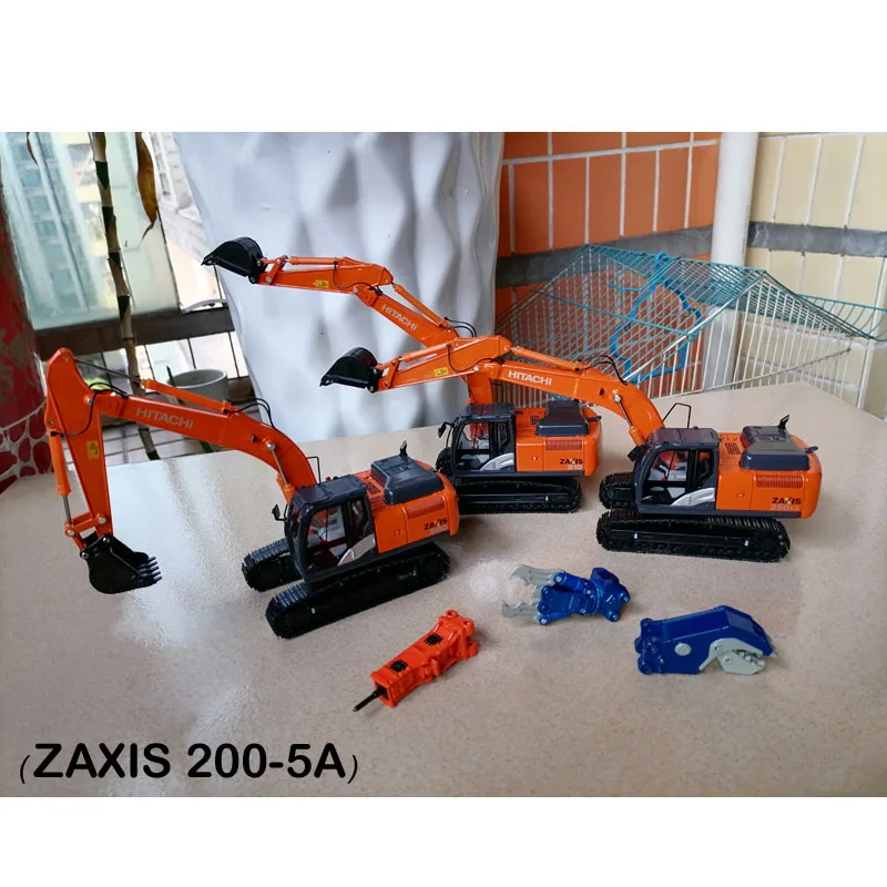 Масштаб 1:50 ZAXIS200 ZX210 ZX250 Hitachi EFI Инженерная модель экскаватора из сплава литая