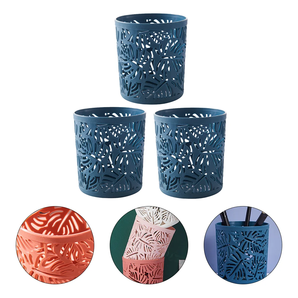 

Organizer Brush Storage Desktop Holder Container Makeup Floral Up Make Spoon Kitchen Supplies Desk Office Pen Box Multifuntional