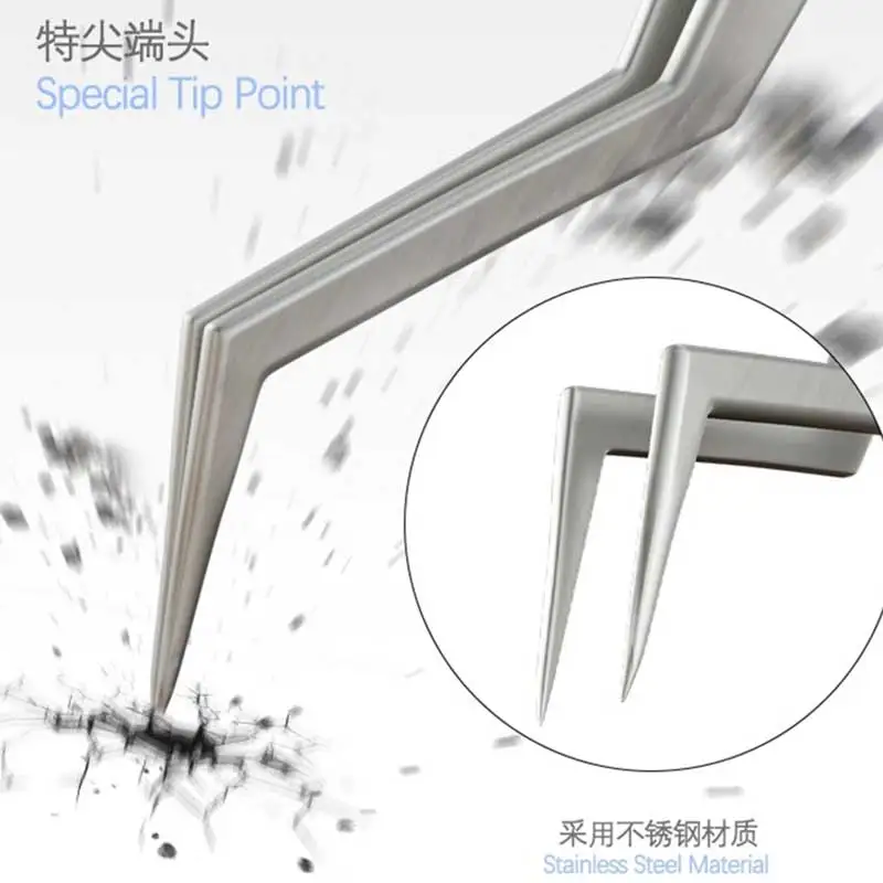 Пинцет MECHANIC Aax-17 для точного зажима оловянной проволоки нескользящий и