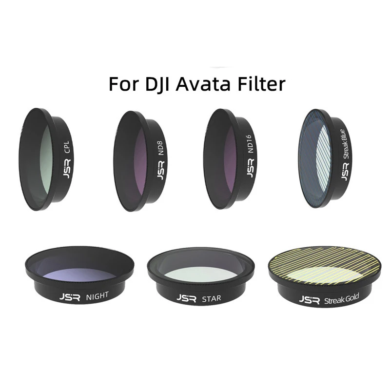 

Camera Lens Filter Spare Parts 8/16/32/64 ND NDPL CPL MCUV NIGHT STAR Filter Kit CPL Polarizer for DJI Avata Accessories