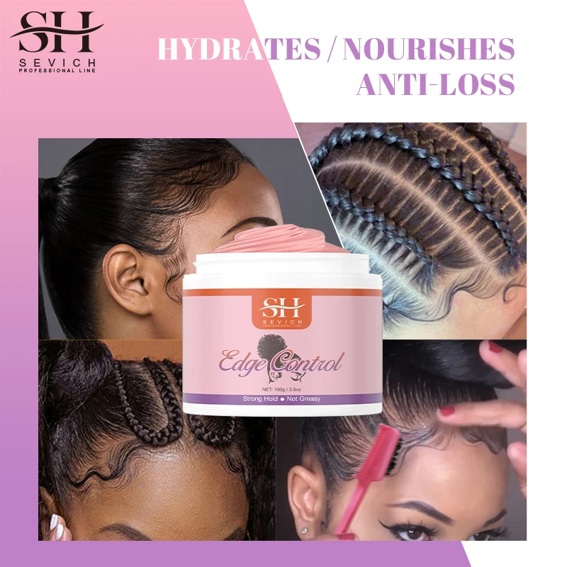 Гель для контроля краев Африканский Черный кастет дополнительно держать оплетку