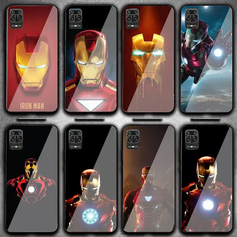 

Iron Man Phone Case Phone Case For Xiaomi6 8SE X2S NOTE3 Redmi4 5 6 Plus Note 4 5 6 7 Tempered Glass Shell