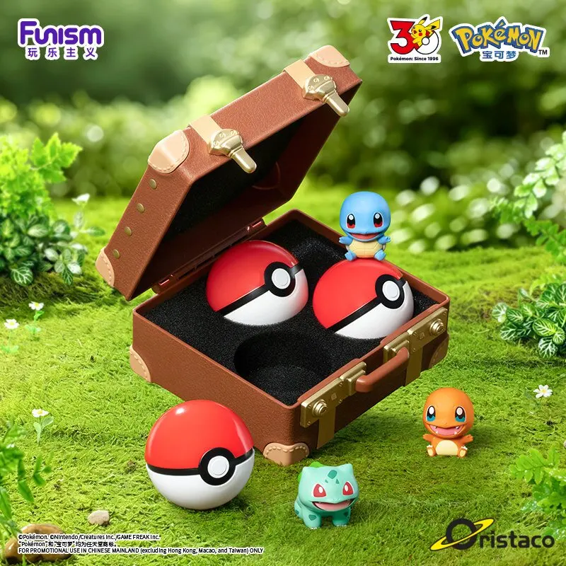 Фото Набор фигурок FUNISM Pokémon Little Adventure Series 30th Blind Box: Оригинальные персонажи — Чаризард, Бластойз, Бульбазавр. Игрушки в подарок. №2