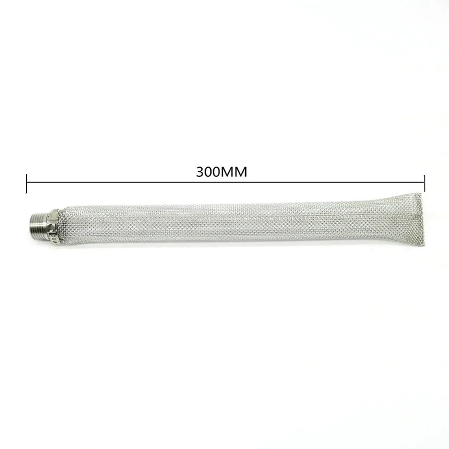 Stainless Steel Home Brew Bazooka Screen NPT Homebrew Beer Mash Filter 30cm 11"