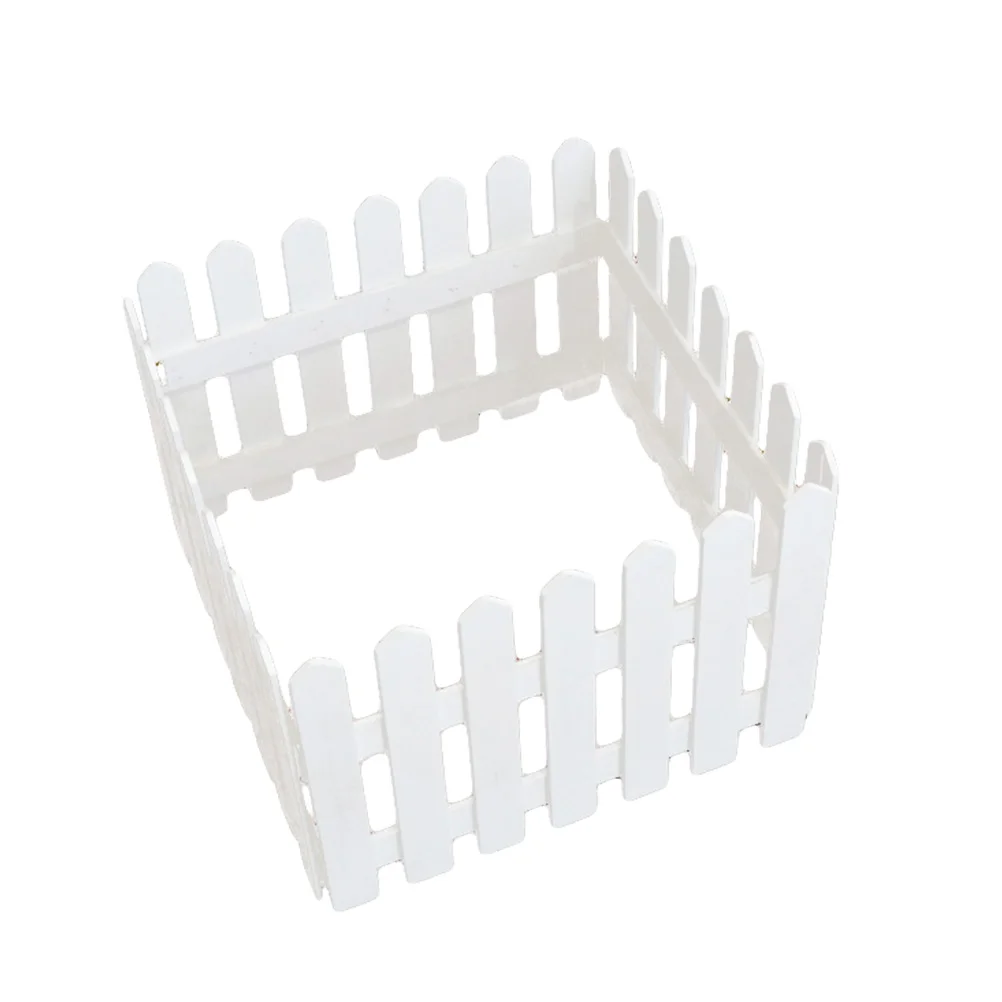 

1,6 м, декоративный деревянный забор, миниатюрный домашний сад, Рождественская елка, украшение для свадебной вечеринки (белый)