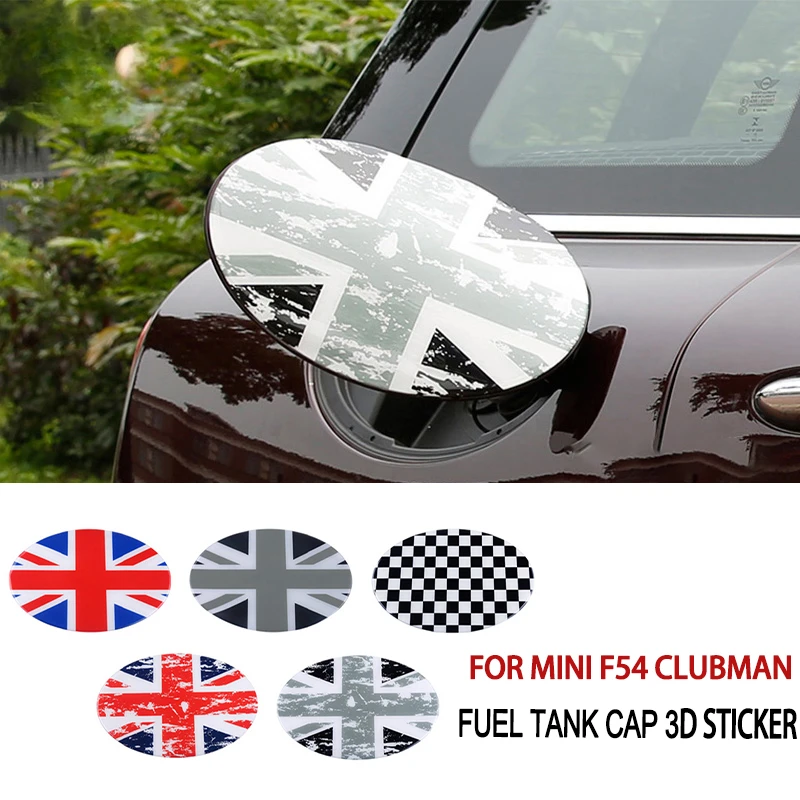 

Car Oil Fuel Tank Cover 3D Epoxy Sticker Decals Decorative For Mini Cooper F54 Clubman Car Stying Car Accessories Auto Exterior