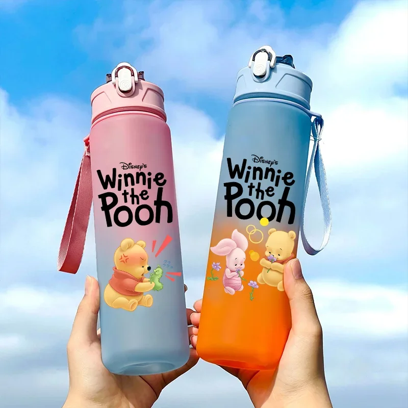 750 мл плюшевый мишка детская соломенная градиентная чашка для воды студенческая