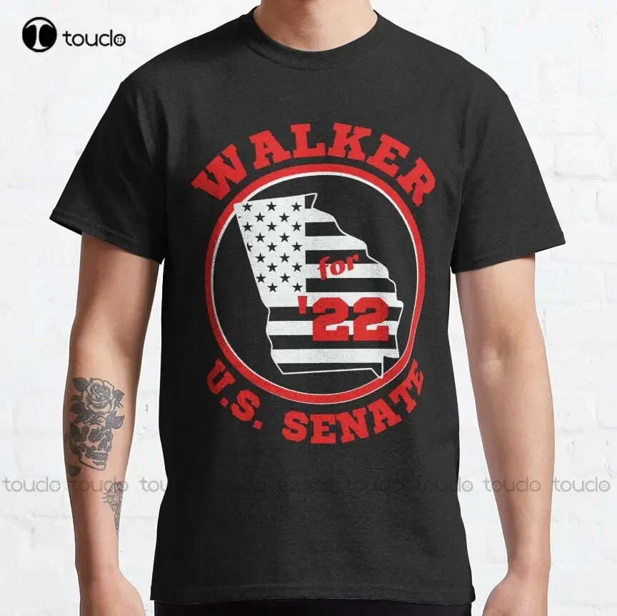 Классическая футболка Herschel Walker для США Senate рубашка папы футболки унисекс с