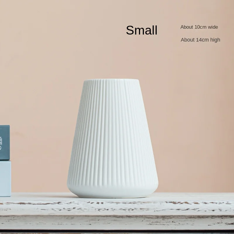 

Modern minimalist dining room bedroom desktop flower arrangement decorative vase ceramic crafts ornaments