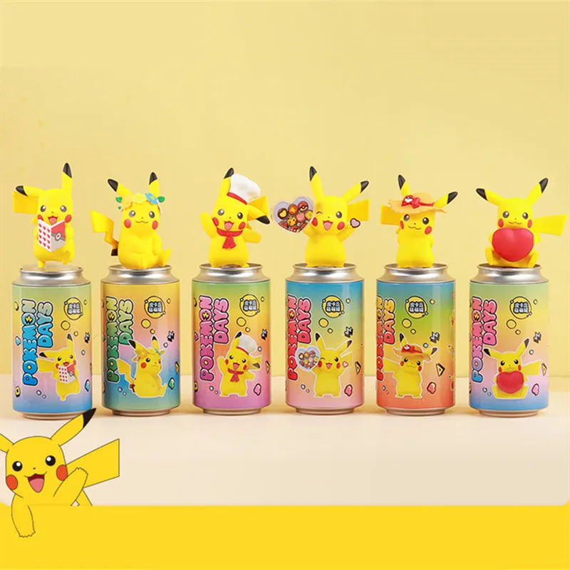 

Pokemon Kawaii doll Pikachu cute jar gift toy ornaments hand-made birthday gift Action & Toy Figures sell like hot cakes 2020