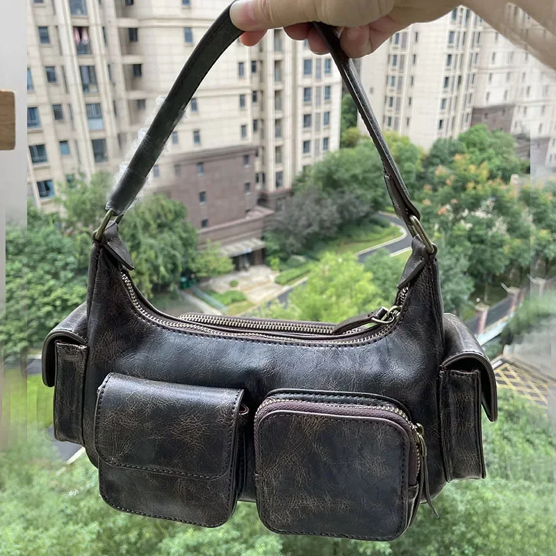

Vintage Street Luxury Shoulder Bag Pockets Handbags Women Bolsas Female Brand Designer Purse Токийские Мстители