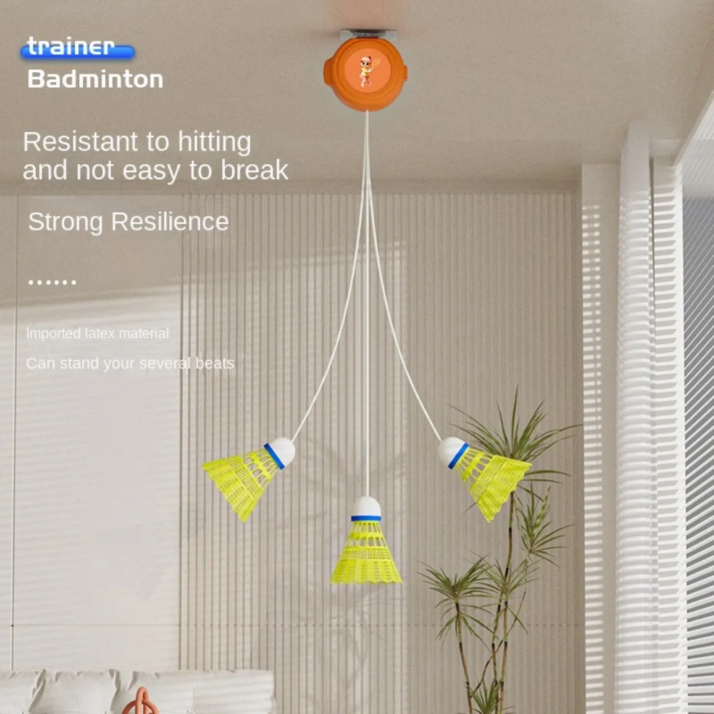 1 комплект сопровождающий тренировочный тренажер для бадминтона вращение отскок