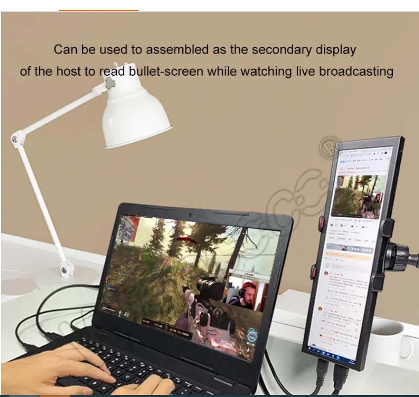 Wisecoco 7 84 дюймовый вторичный экран компьютера процессора GPU RAM HDD Aida64 дисплей ПК