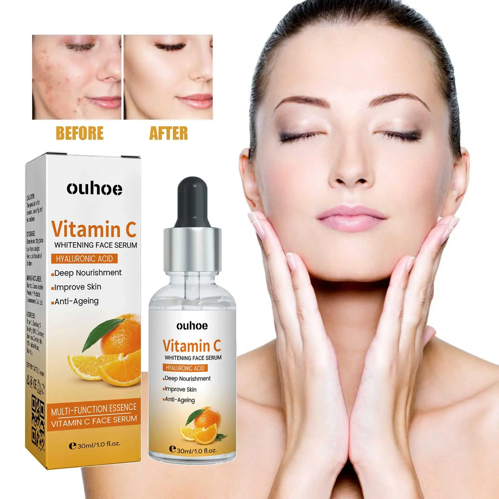 

Anti Dark Spot Face Serum Vitamin C Whitening Lifting Firming Removal Wrinkles Fine Lines Fade Freckle Brightening Skin Essence