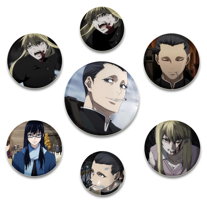 Значки в стиле аниме Ведьма и чудовище жестяной значок сделай сам индивидуальный