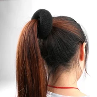 head female donut magic foam sponge women hair ring korean style ponytail holder hairstyle tools bird nest bun maker