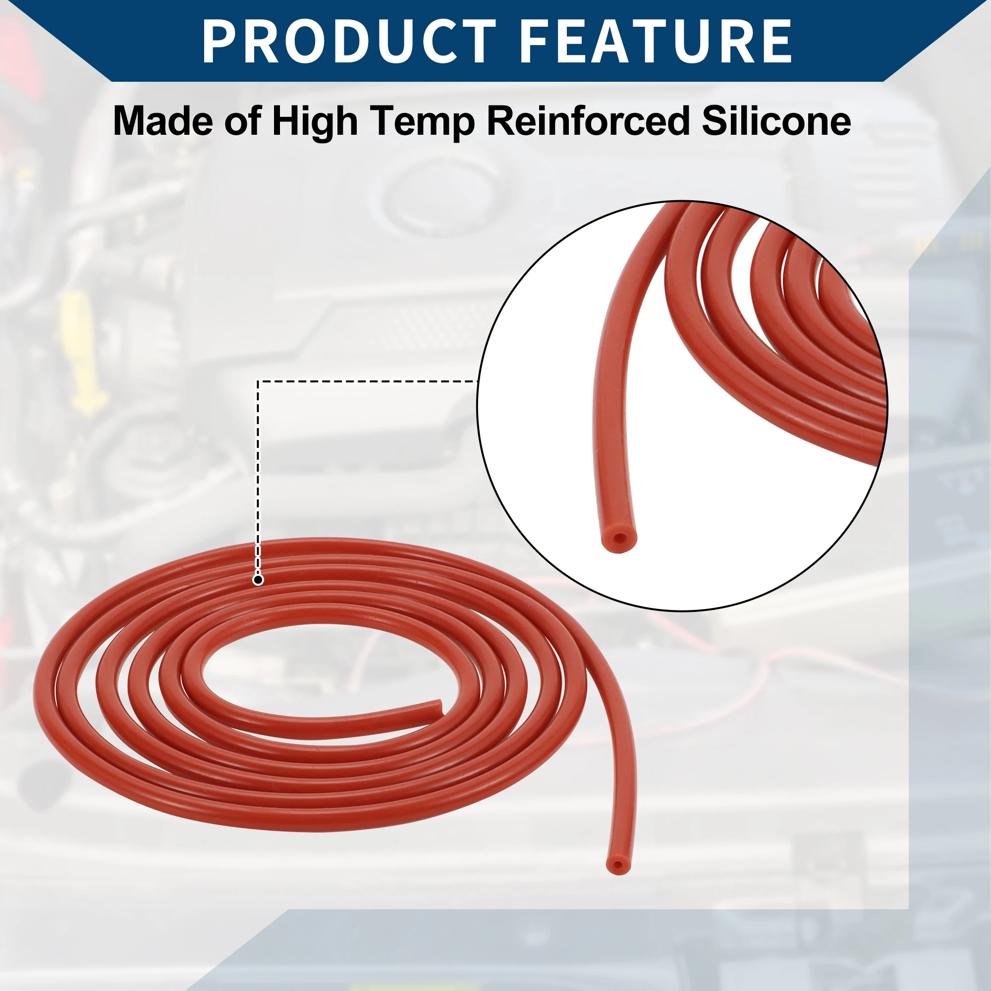 Силиконовый шланг для вакуумного шланга UXCELL 2 1 м высота 2/3/4/5/6/8/10/12/14/16/18/20 мм ID