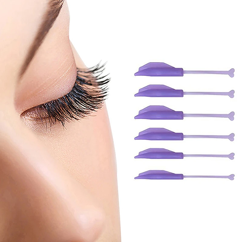 1Pairs Purple Eyelash Perming Curler Lift Pads Perm With Auxiliary Strip Rods For Lash Silicone Tool