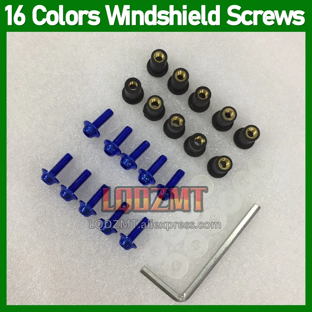 31 шт. болты для лобового стекла мотоцикла YAMAHA YZF R1 1000 CC YZF-R1 YZFR1 09 10 11 12 2009 2010 2011 2012