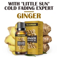 free shipping 30ml natural ginger essential oil lose weight lifting firming hip lift up moisturizing massage oils for dry skin