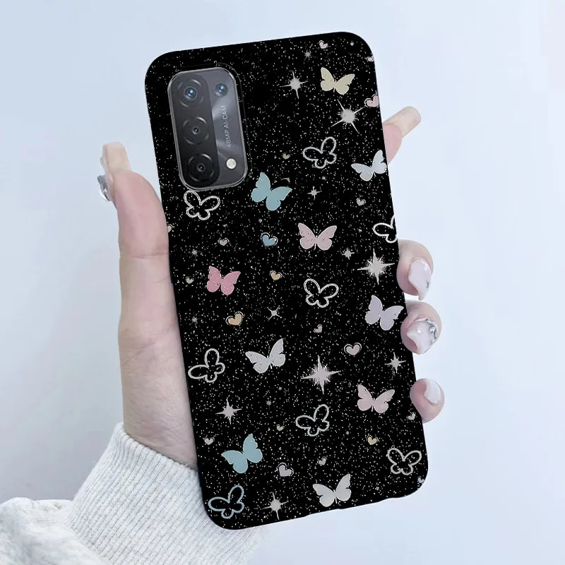 Фото Для Oppo A54 5G A74 5G A93 5G Чехол Мягкий силиконовый чехол из ТПУ Cute Astronaut Panda Чехол для телефона CPH2195 CPH2197 CPH2263 Coque Funda №4